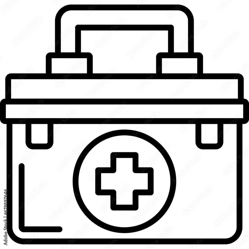 Fototapeta premium First Aid Kit Icon