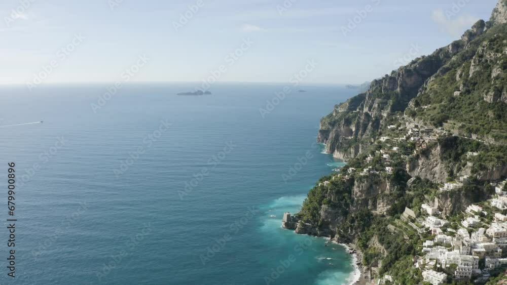 Beautiful Positano, Italy. Amalfi Coast. 4k aerial drone footage. Beautiful Positano, Italy. Amalfi Coast. 4k aerial drone footage.