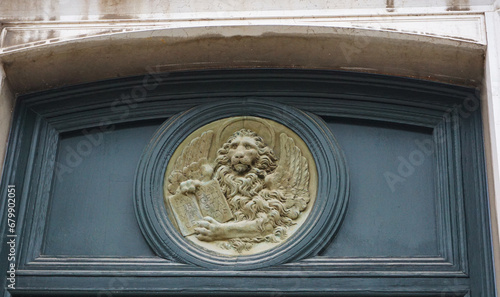 Photography For Saint Mark, the patron saint of Venice, Italy, the traditional symbol is a winged lion