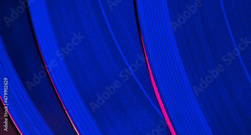 Vinyl close-up for banner background photo