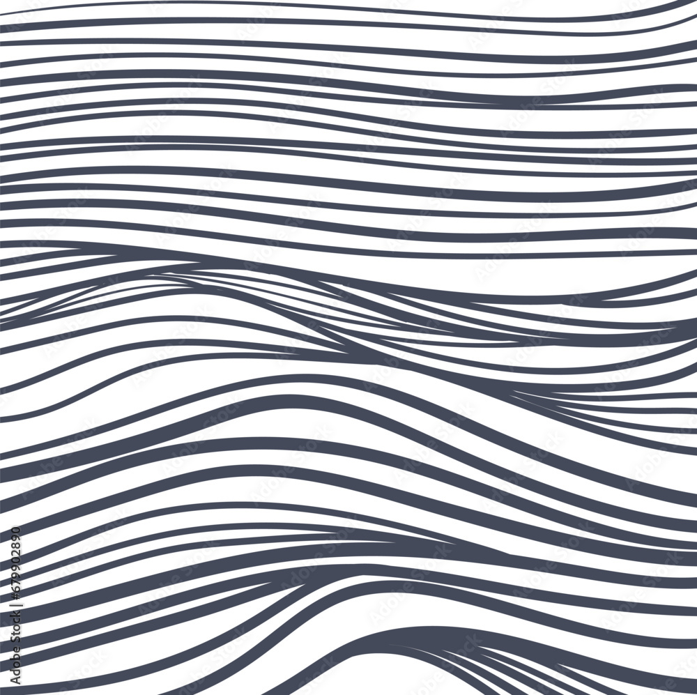 Striped abstract background with curvy lines Striped abstract background with curvy lines