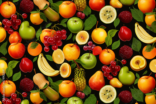 Fruits pattern background images