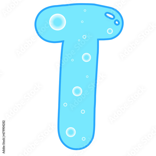 Cute Alphabet Letter T