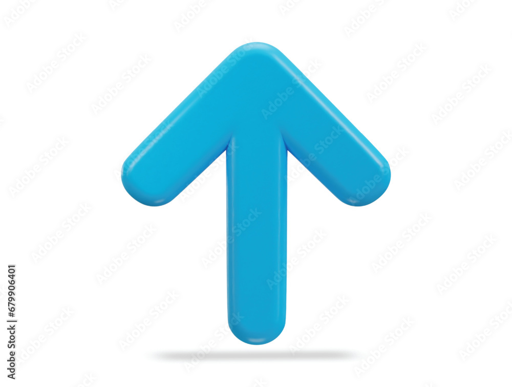 3d up arrow icon vector illustration 3d up arrow icon vector illustration