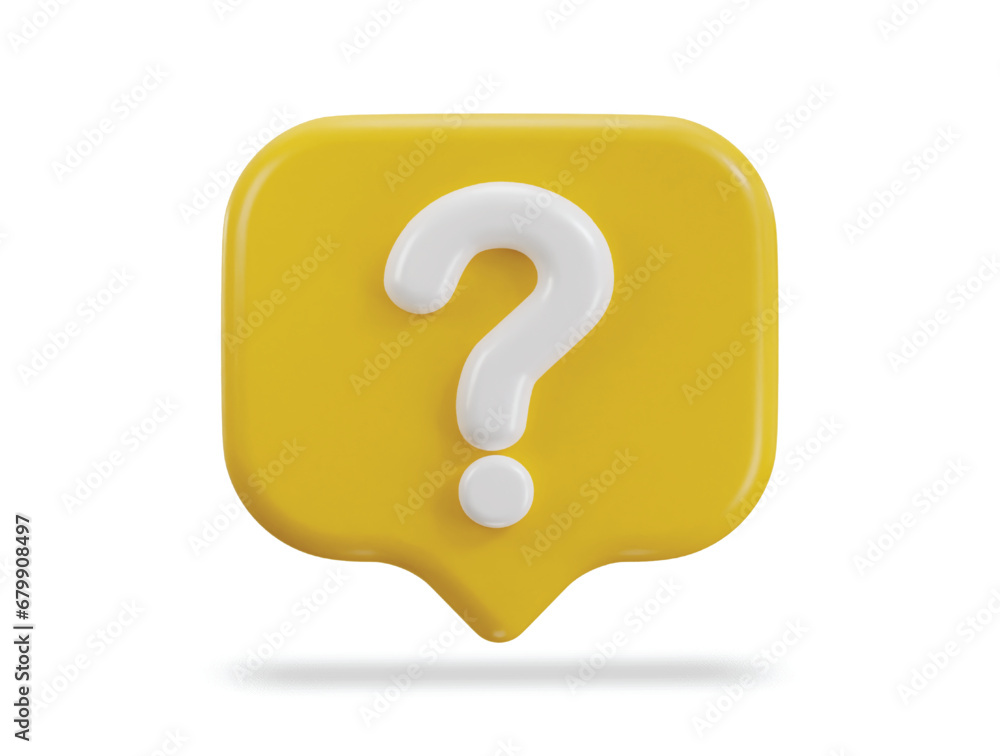 question mark with faq icon 3d render illustration question mark with faq icon 3d render illustration