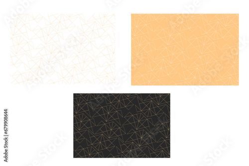 Luxury gold background pattern seamless geometric line chevron abstract design vector. Christmas pattern collection