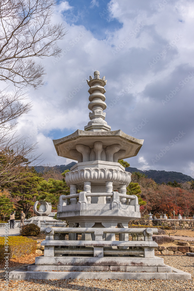 Gyeongju, South Korea - November 20 2023 Gyeongju, South Korea - November 20 2023