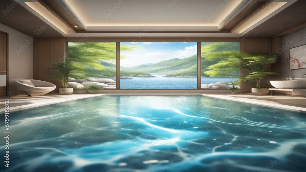 Fototapeta premium beautiful spa generative ai