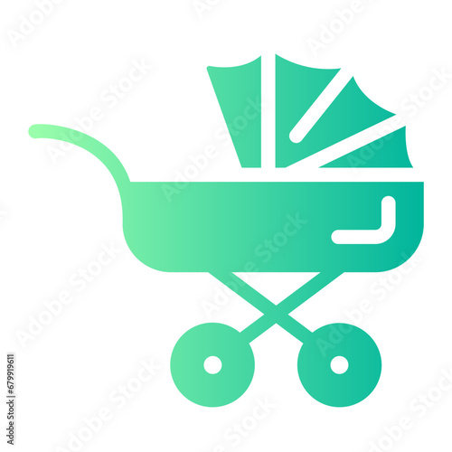 stroller Gradient icon