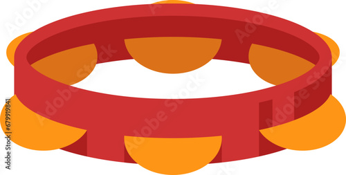 Tambourine Music Instrument Illustration