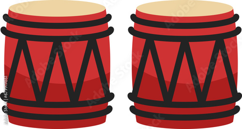 Djembe Drum Music Instrument Illustration