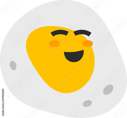 Cute Sunny Side Up Illustration
