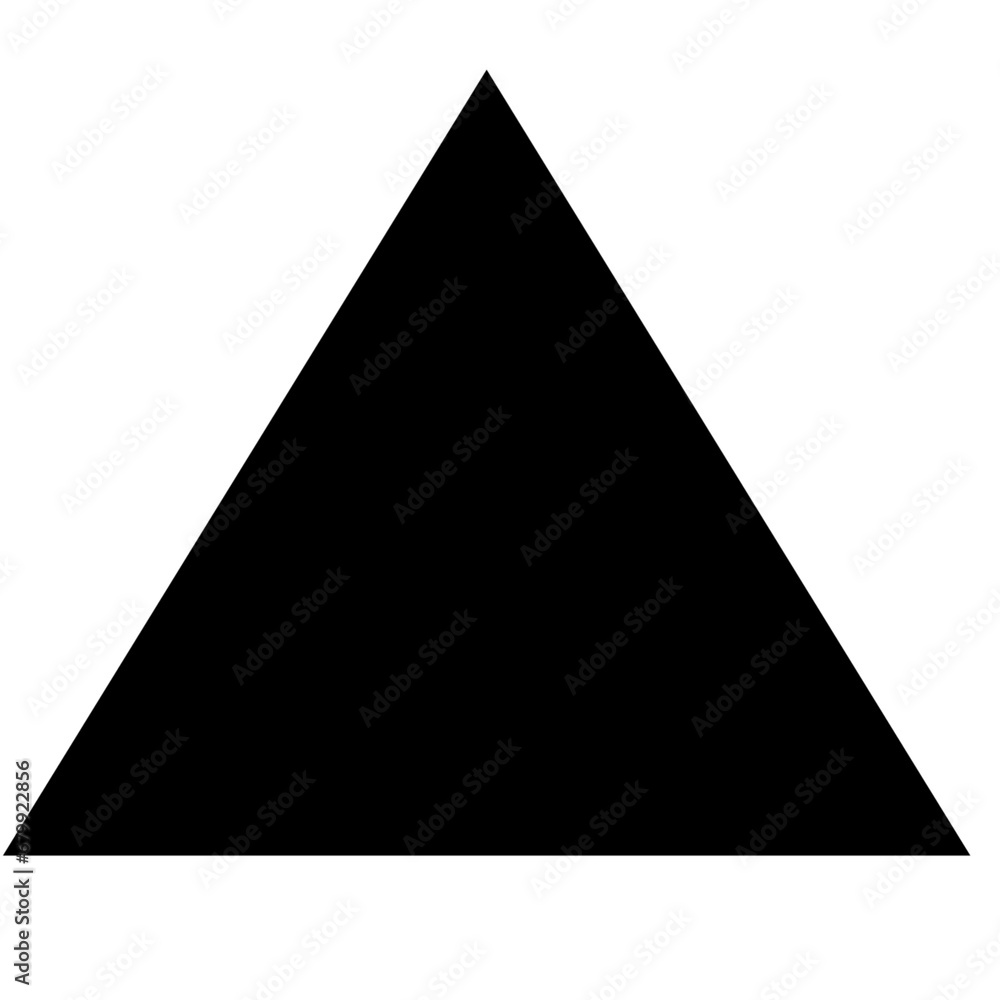 Triangle shape icon 