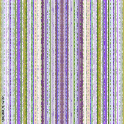 Artistic Spring Stripe Green and Purple