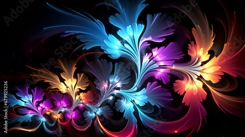 abstract fractal design | generative AI