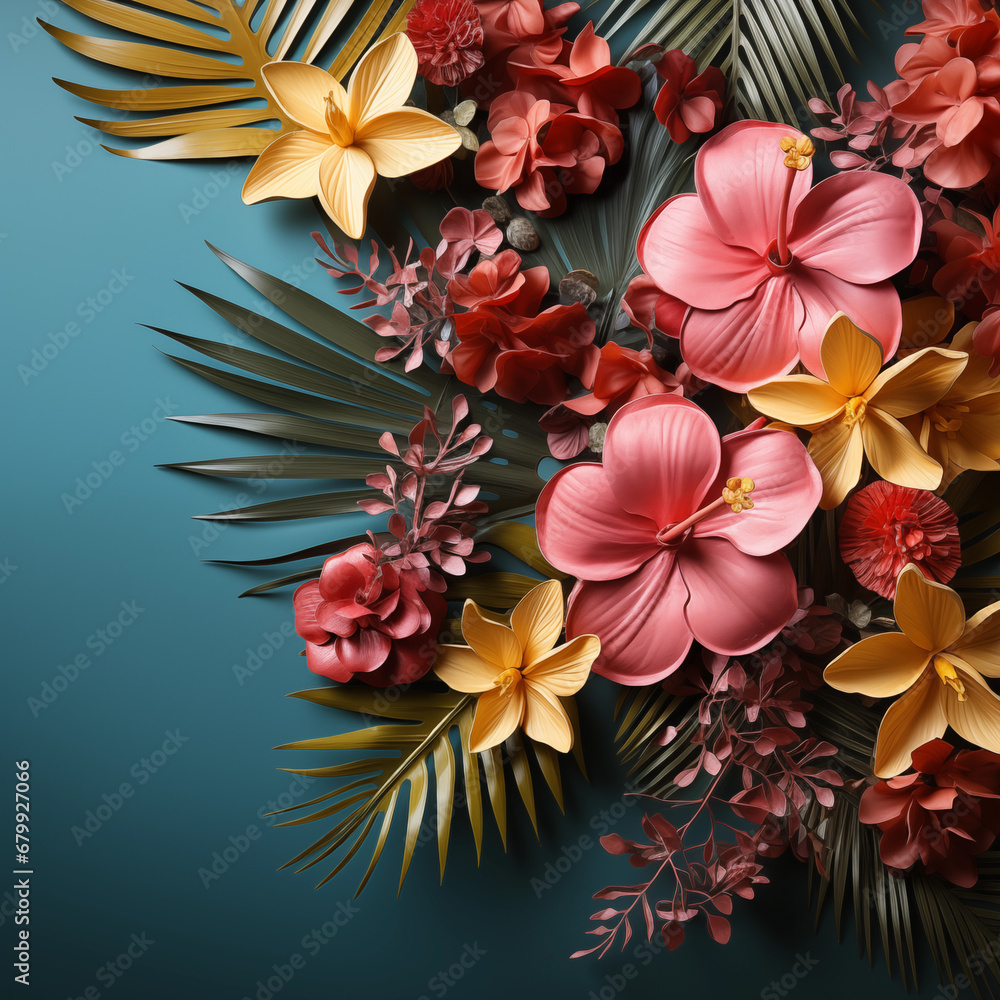 background with flowers