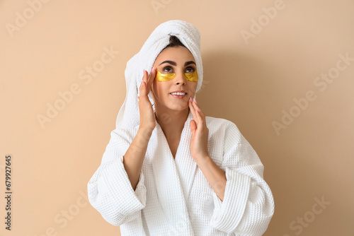 Pretty young woman with und...