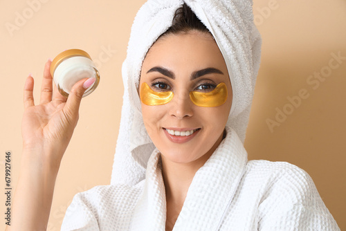 Pretty young woman with und...