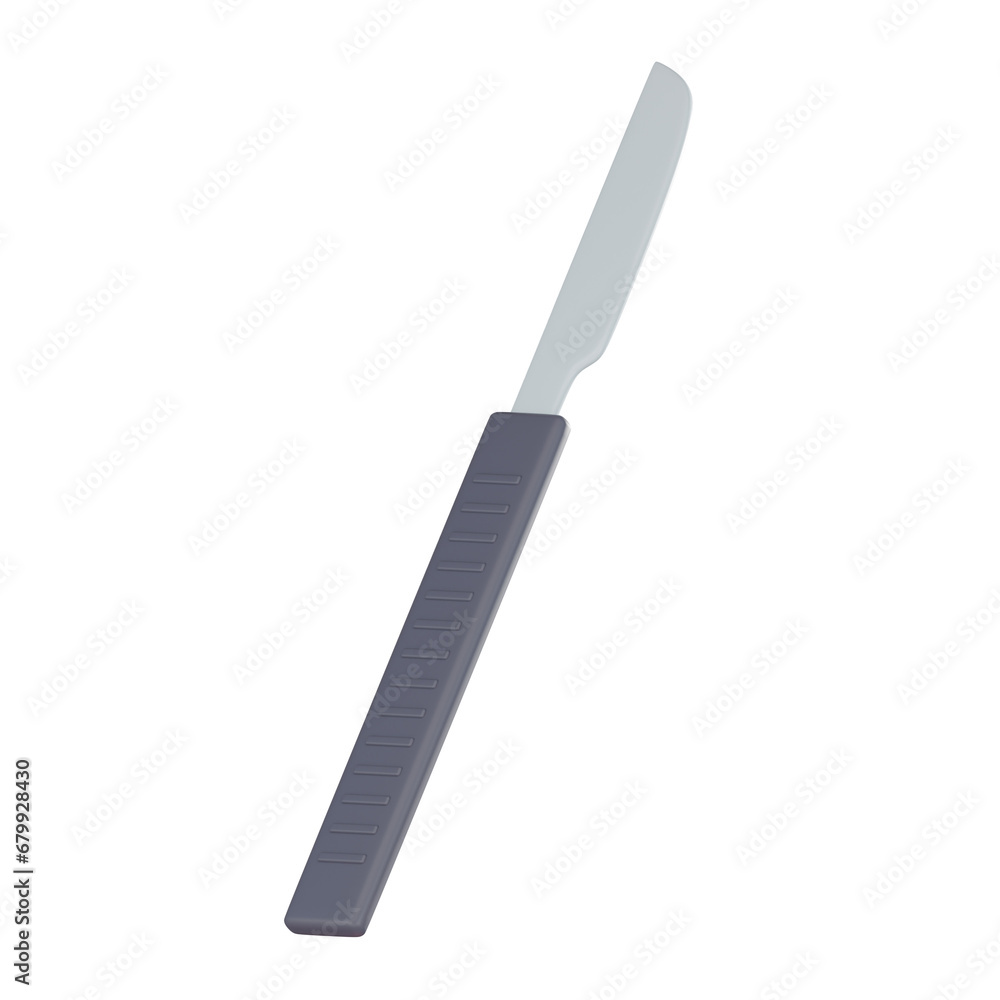 Surgical Stainless Steel Metal Scalpel 3D Icon for Medical and Healthcare Projects. 3D render Surgical Stainless Steel Metal Scalpel 3D Icon for Medical and Healthcare Projects. 3D render