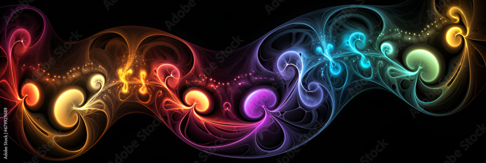 abstract fractal design | generative AI abstract fractal design | generative AI