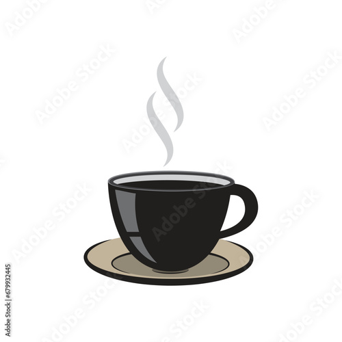 coffee cup vector logo template