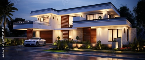 beautiful design of houseninterior and exterior