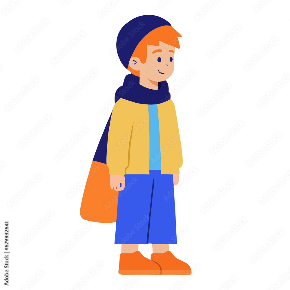 child in winter clothes