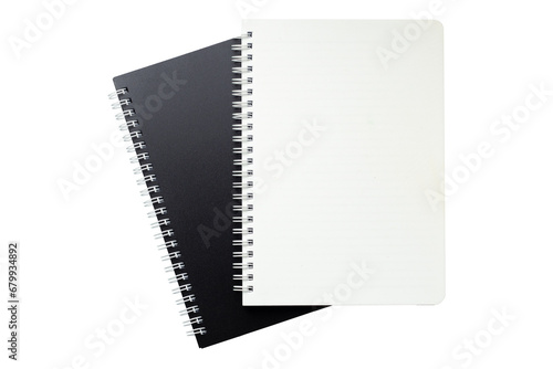 School notebook on PNG background, include with shadows