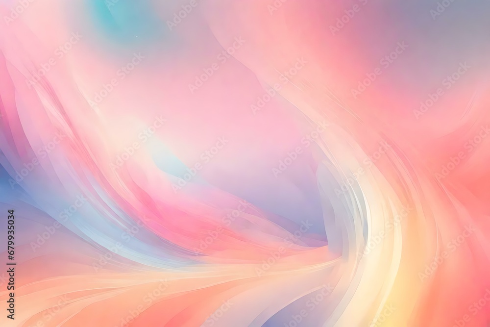 Soft gradient colorful pastel background. Generative AI Soft gradient colorful pastel background. Generative AI