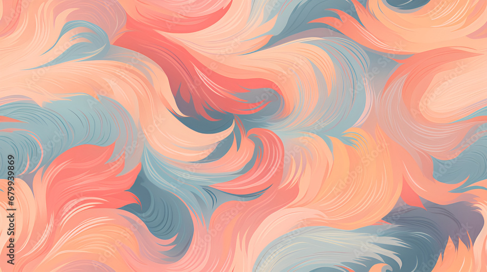 Pattern images in pastel colors | generative AI