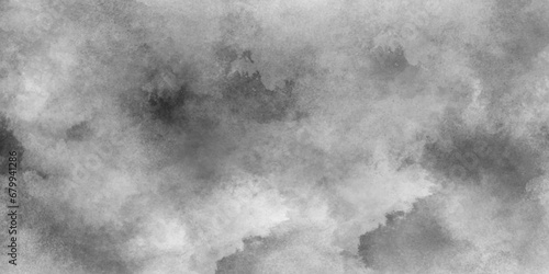 white paper texture background with cloudy stains, white marble painted watercolor texture with black stains, black and whiter background with puffy smoke, white background illustration. 