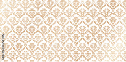 vector illustration seamlessly patterns golden damask wallpaper for Presentations marketing, decks, Canvas for text-based compositions: ads, book covers, Digital interfaces, print design templates