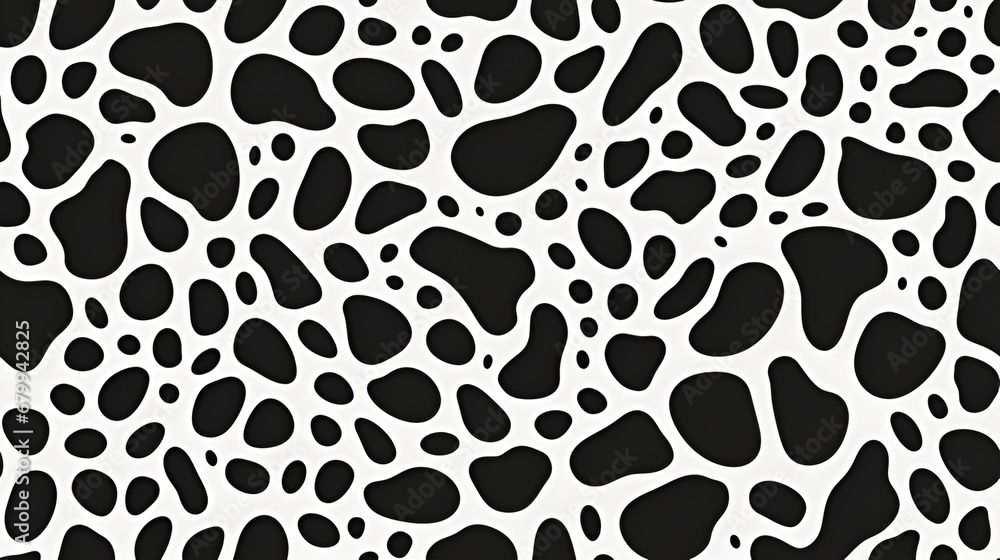 black and white pattern | generative AI black and white pattern | generative AI
