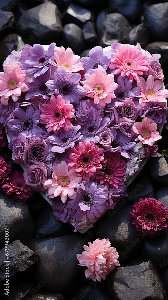 A bouquet of red roses & Flowers in a heart shaped box, Valentines Special Gift, Happy Valentines Day, Valentines Day gift Idea A bouquet of red roses & Flowers in a heart shaped box, Valentines Special Gift, Happy Valentines Day, Valentines Day gift Idea