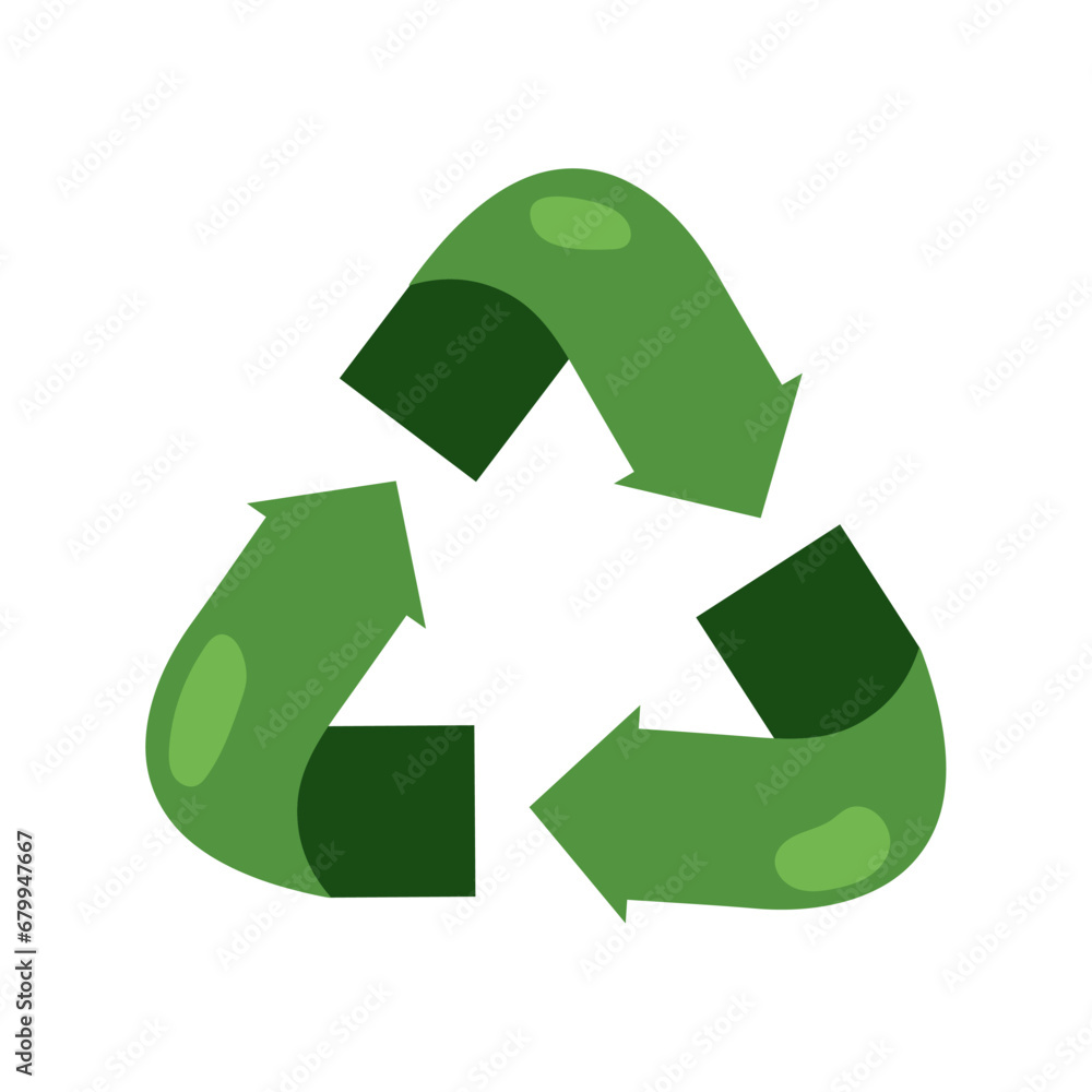 Obraz premium recycle sign illustration