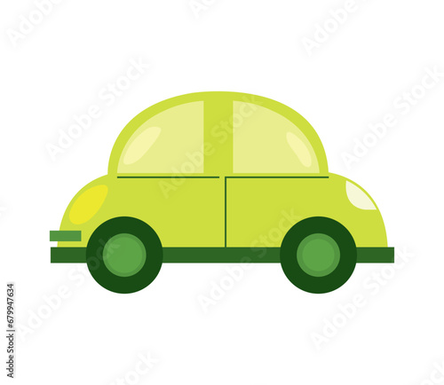 electric car illustration