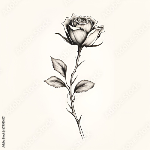 Fototapeta Naklejka Na Ścianę i Meble -  rose | generative AI