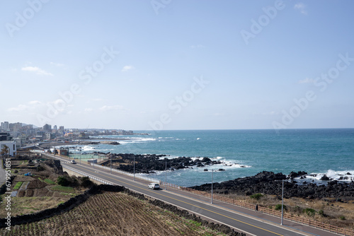 Coast side roads  Jeju island