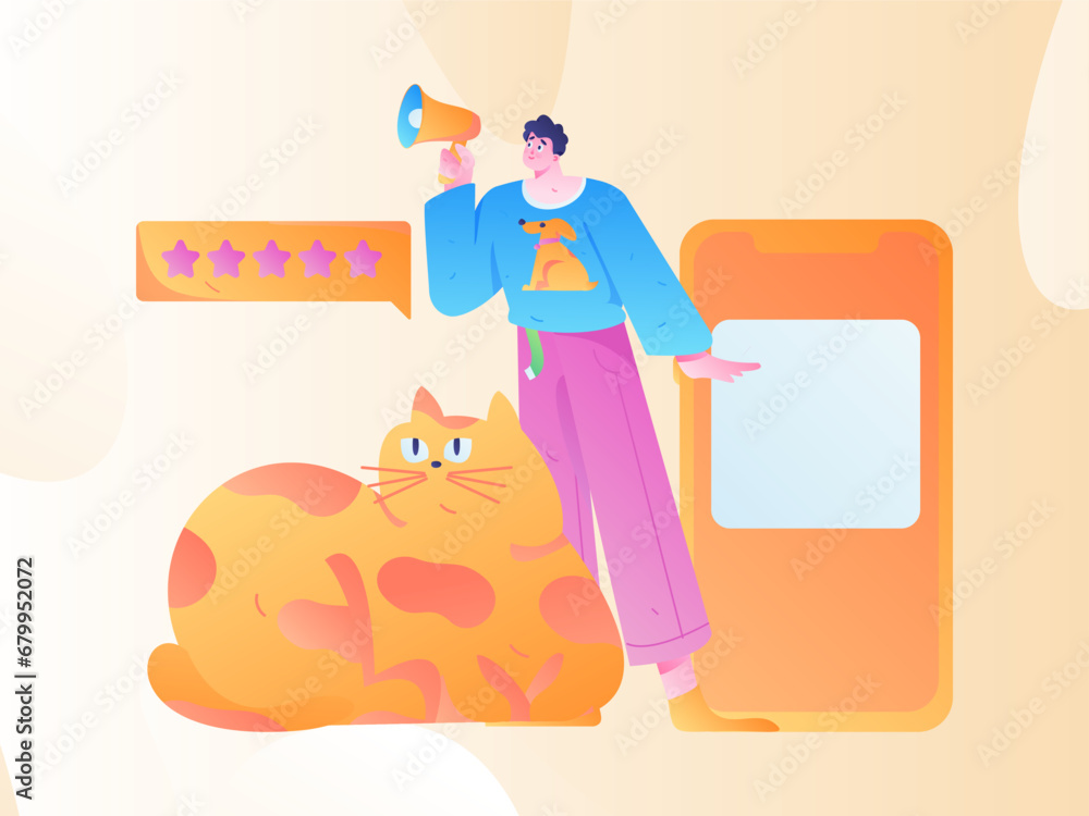 Virtual characters social communication concept business flat vector hand drawn illustration
Virtual characters social communication concept business flat vector hand drawn illustration