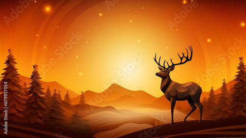 Dark outline of a bugling Bull Elk during dusk Deer spotted in autumn at dawn Enigmatic Encounter  The Silhouette of a Red Deer Stag Emerging from the Mystical Veil of Morning Mists 