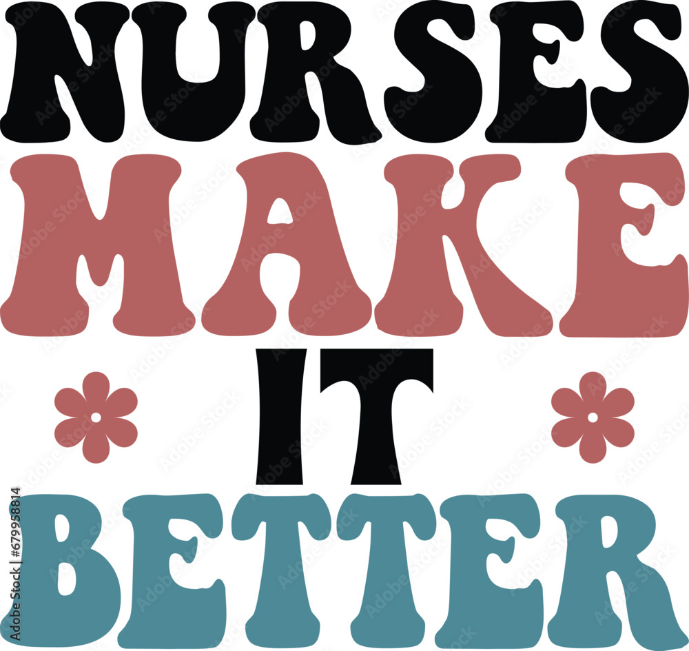 Nurse retro svg design and digital download