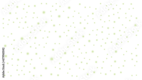 Beautiful blue-white bubbles flicker like fireflies in the bright light