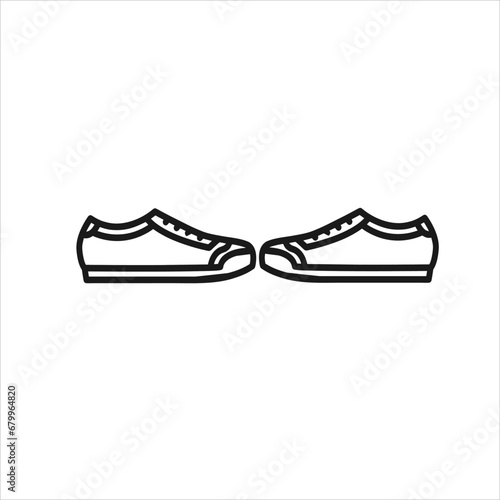 picture of shoes facing each