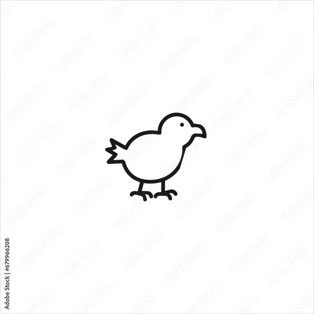 vector image of a single chick vector image of a single chick
