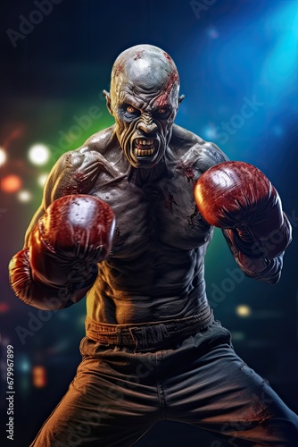 Boxer Zombie in action. © soysuwan123