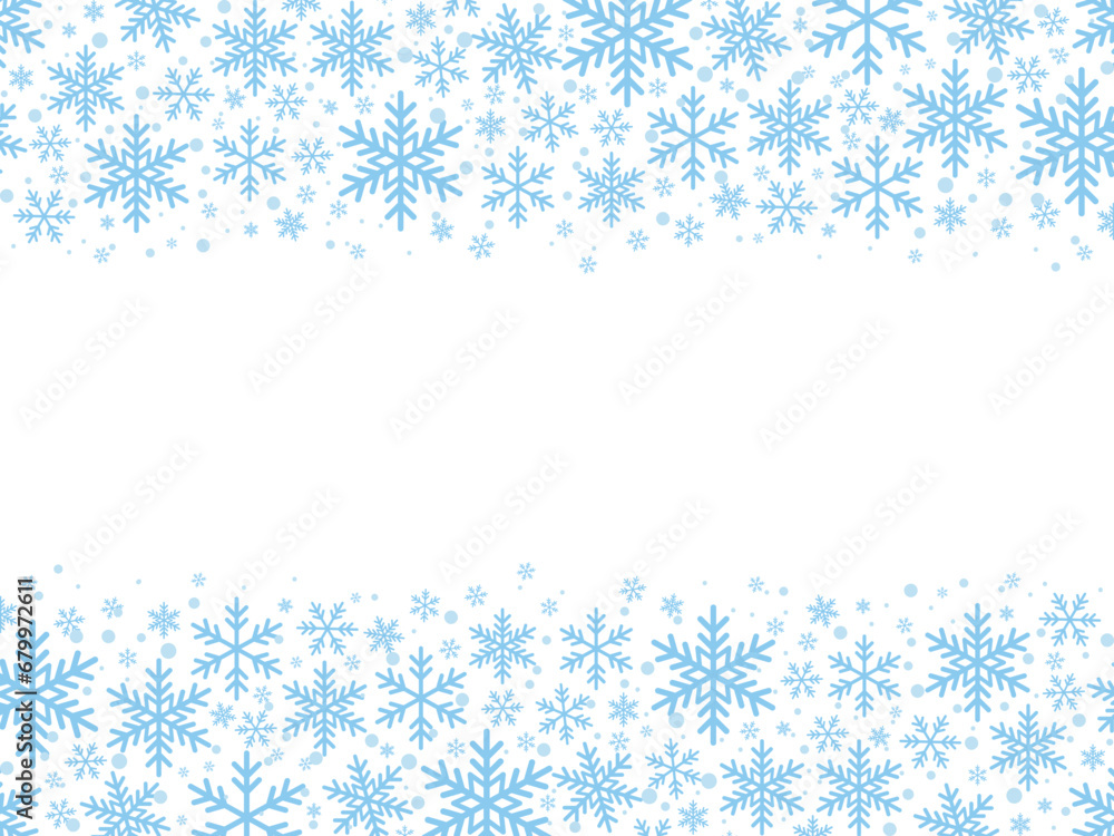 Vector snow Christmas Snow. Falling Snowflakes on White Background Vector snow Christmas Snow. Falling Snowflakes on White Background
