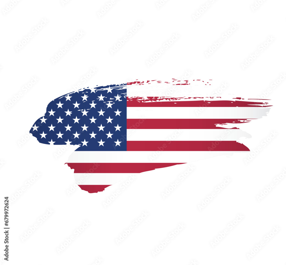 Flag of the United States, vector illustration Flag of the United States, vector illustration