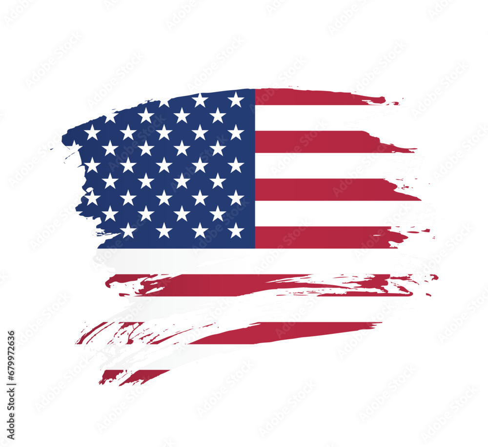 Flag of the United States, vector illustration