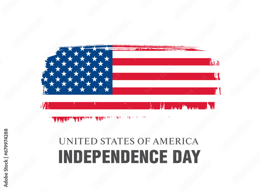 Flag of the United States, vector illustration Flag of the United States, vector illustration