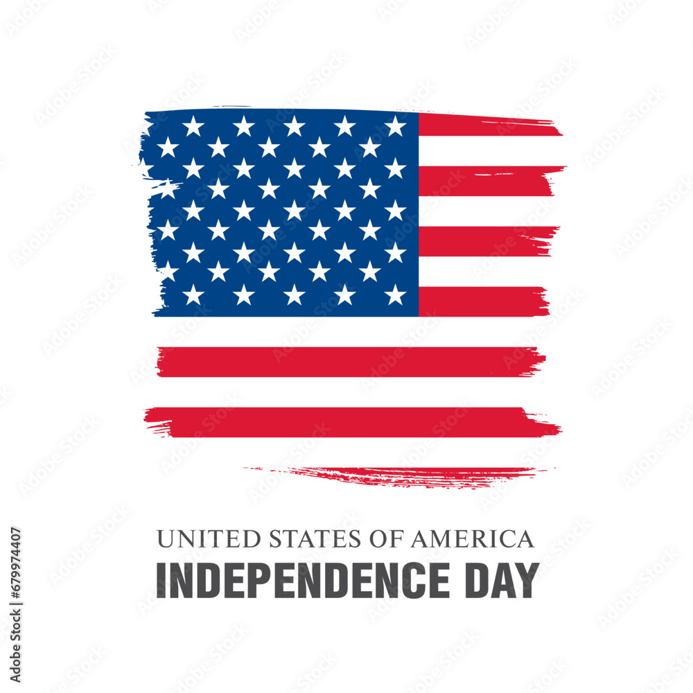 Flag of the United States, vector illustration Flag of the United States, vector illustration